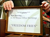 Freedom Fries -- this is what they're doing with my tax dollars?!