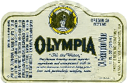 Oly Stubbie label -- Olympia beer ('it's the water') is no longer brewed in Oly and you can no longer get a stubbie like this one with a rebus on the cap.