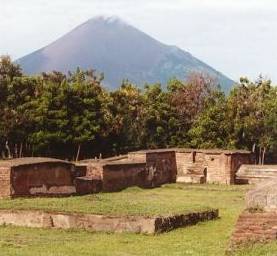 the ruins of Leon Viejo, the oldest city in Central America